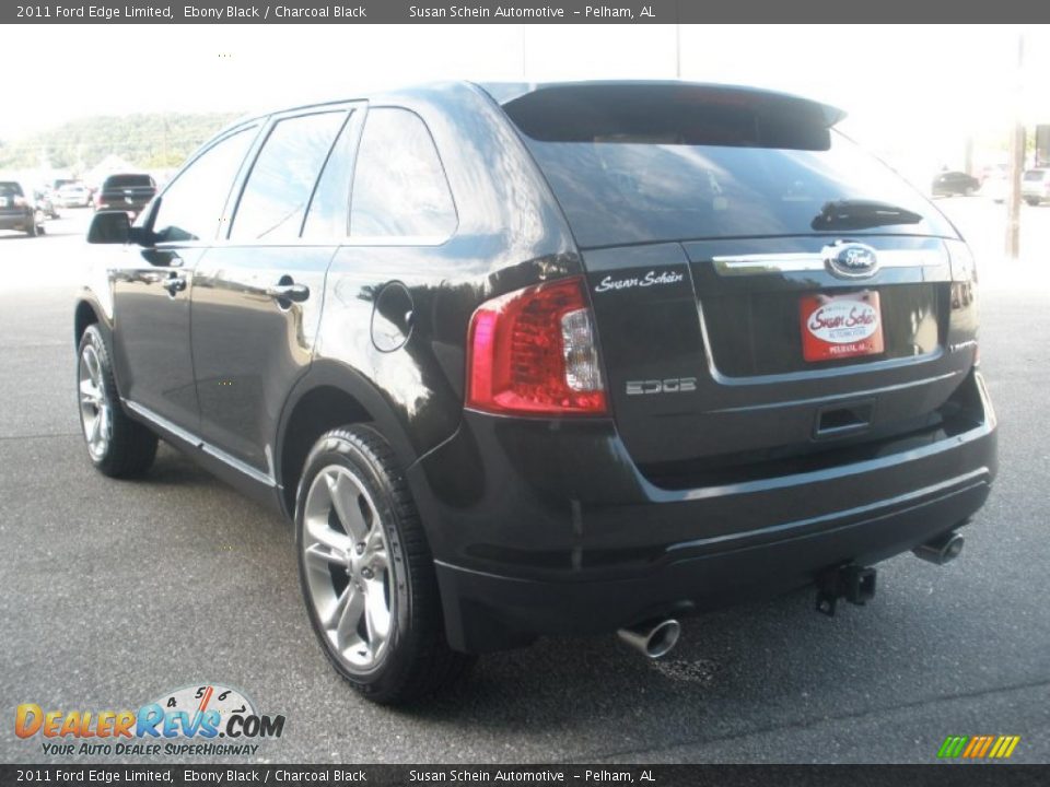 2011 Ford Edge Limited Ebony Black / Charcoal Black Photo #10