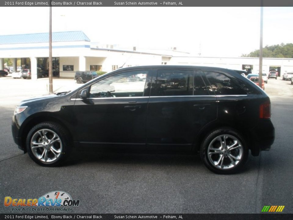 2011 Ford Edge Limited Ebony Black / Charcoal Black Photo #11