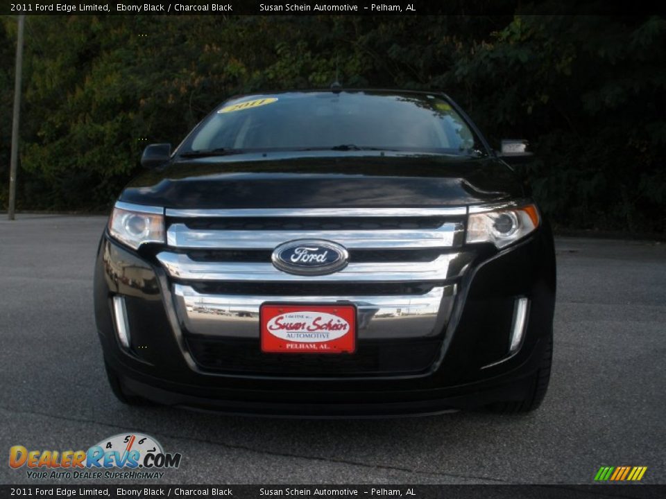 2011 Ford Edge Limited Ebony Black / Charcoal Black Photo #12