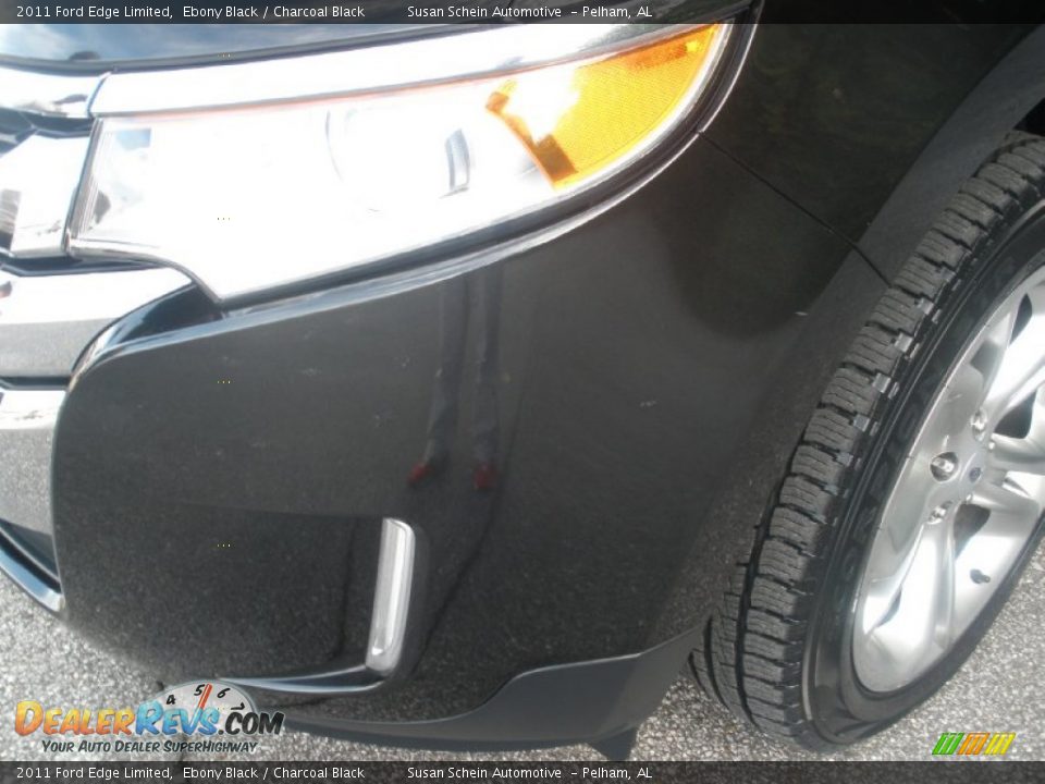 2011 Ford Edge Limited Ebony Black / Charcoal Black Photo #14