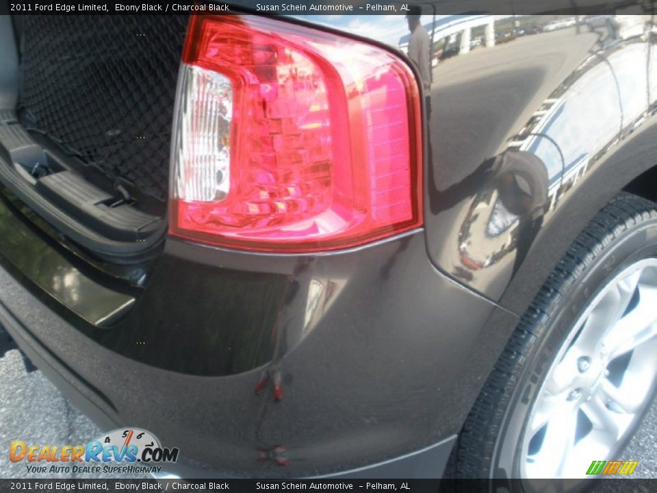 2011 Ford Edge Limited Ebony Black / Charcoal Black Photo #17