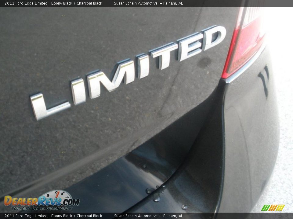 2011 Ford Edge Limited Ebony Black / Charcoal Black Photo #20