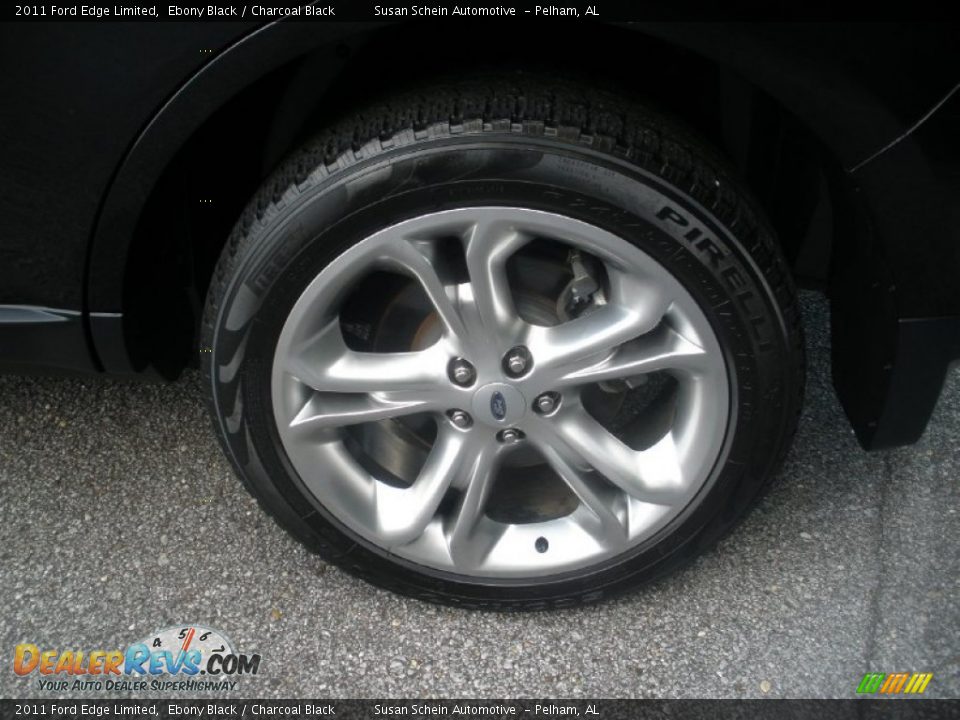 2011 Ford Edge Limited Ebony Black / Charcoal Black Photo #22