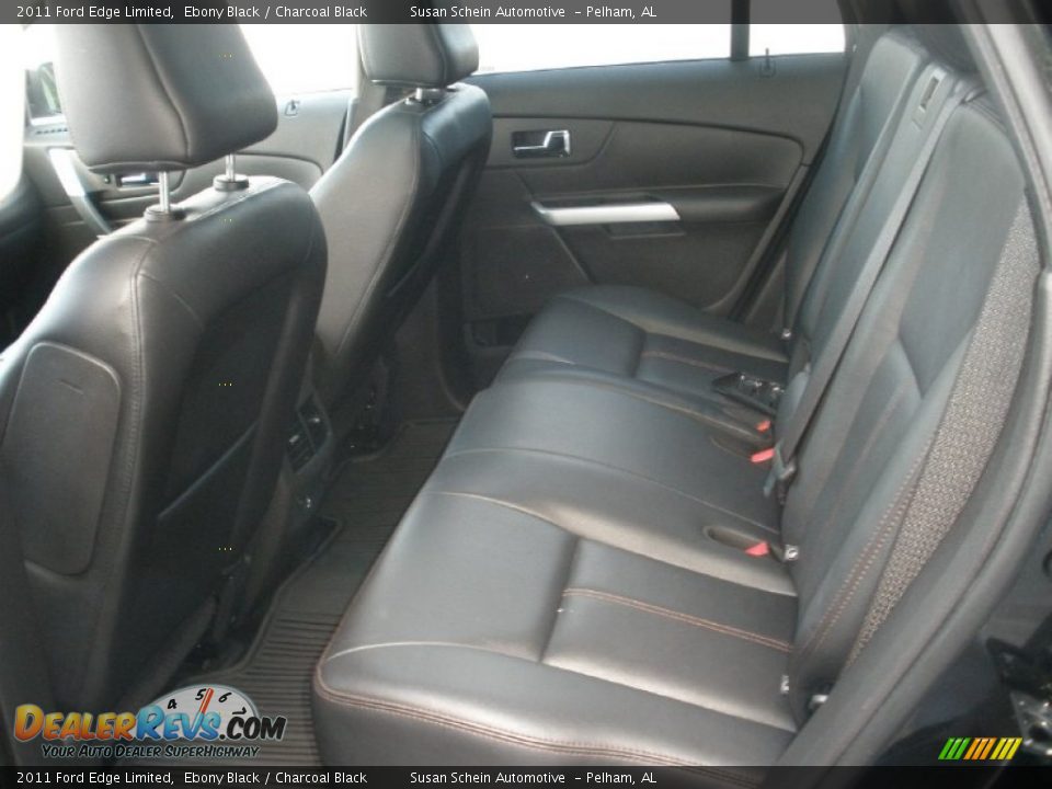 2011 Ford Edge Limited Ebony Black / Charcoal Black Photo #24