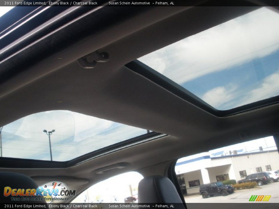 2011 Ford Edge Limited Ebony Black / Charcoal Black Photo #25