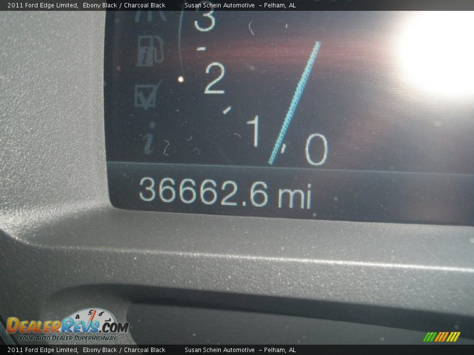 2011 Ford Edge Limited Ebony Black / Charcoal Black Photo #27