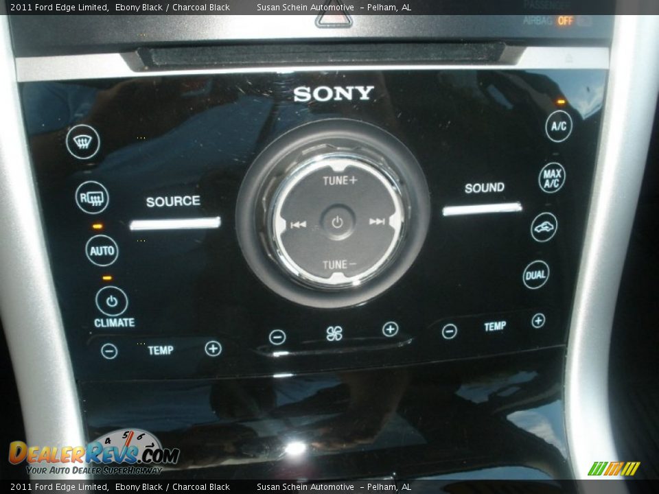 2011 Ford Edge Limited Ebony Black / Charcoal Black Photo #29