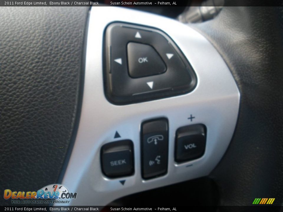 2011 Ford Edge Limited Ebony Black / Charcoal Black Photo #30