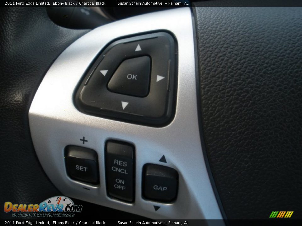 2011 Ford Edge Limited Ebony Black / Charcoal Black Photo #31