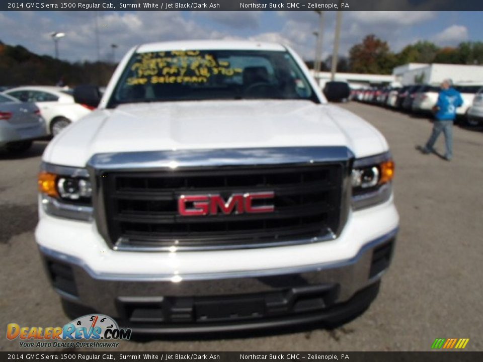 2014 GMC Sierra 1500 Regular Cab Summit White / Jet Black/Dark Ash Photo #2