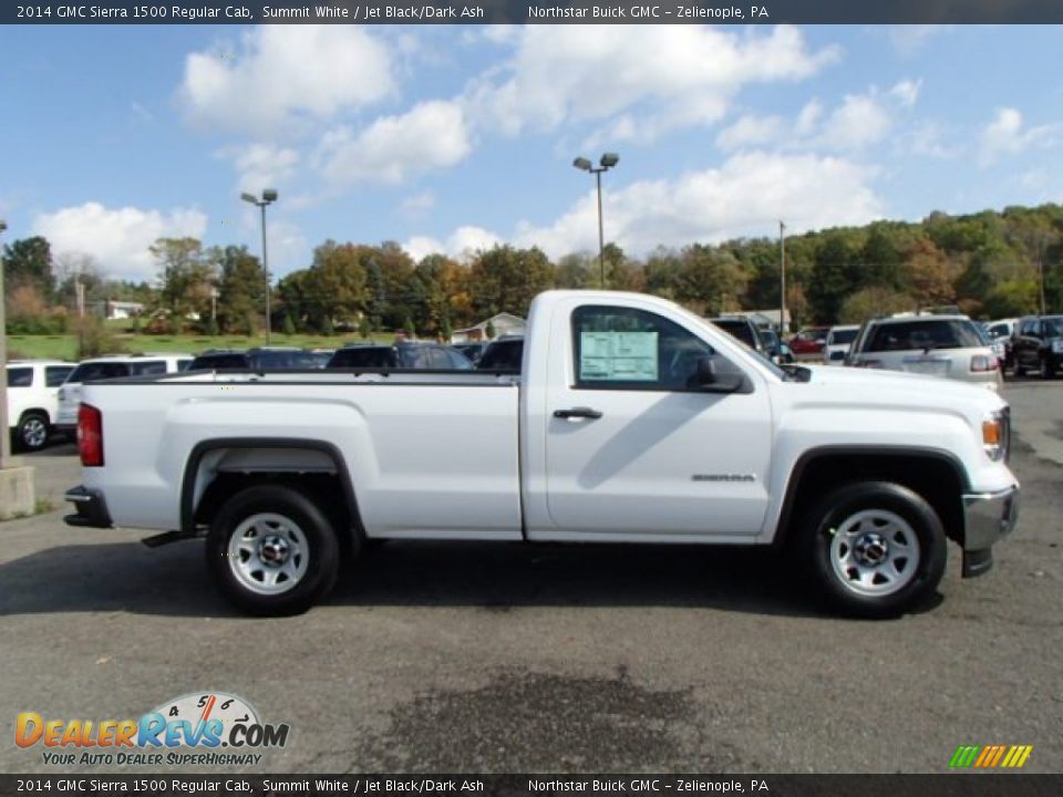 Summit White 2014 GMC Sierra 1500 Regular Cab Photo #4