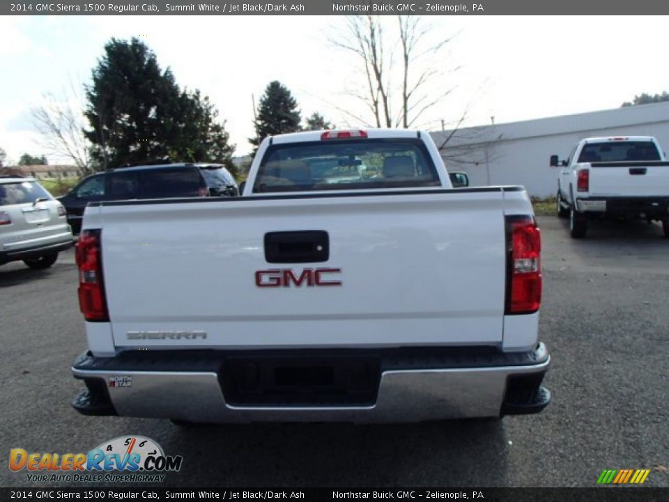 2014 GMC Sierra 1500 Regular Cab Summit White / Jet Black/Dark Ash Photo #6