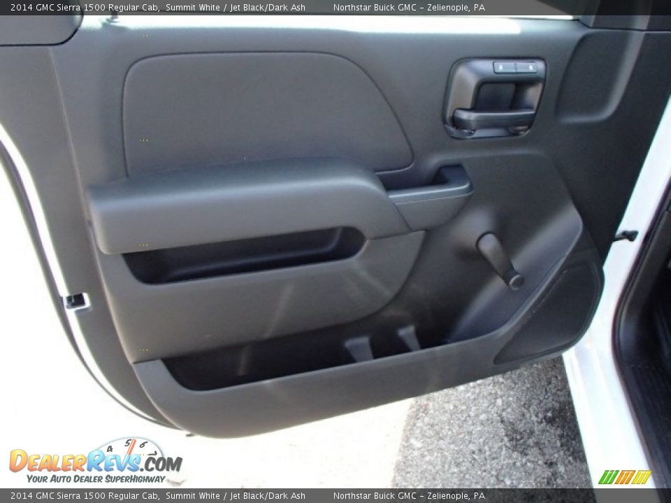 2014 GMC Sierra 1500 Regular Cab Summit White / Jet Black/Dark Ash Photo #11
