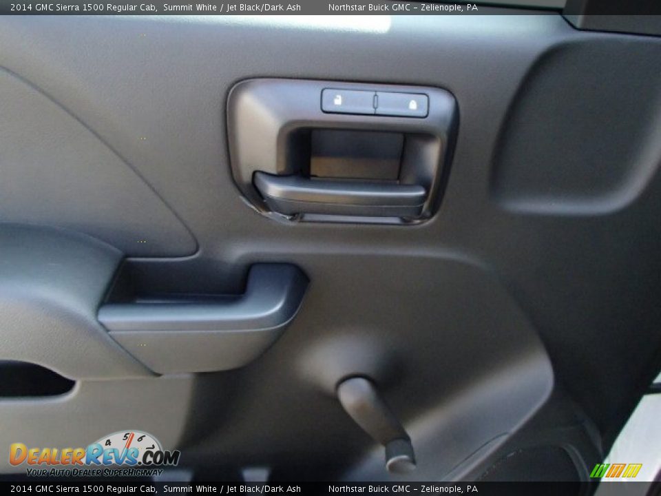 2014 GMC Sierra 1500 Regular Cab Summit White / Jet Black/Dark Ash Photo #14