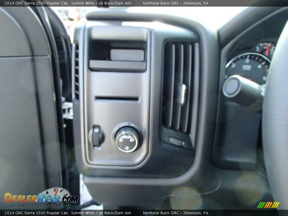 2014 GMC Sierra 1500 Regular Cab Summit White / Jet Black/Dark Ash Photo #15