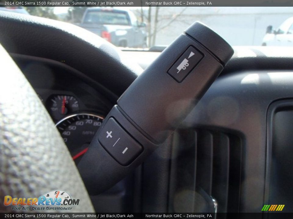 2014 GMC Sierra 1500 Regular Cab Summit White / Jet Black/Dark Ash Photo #18