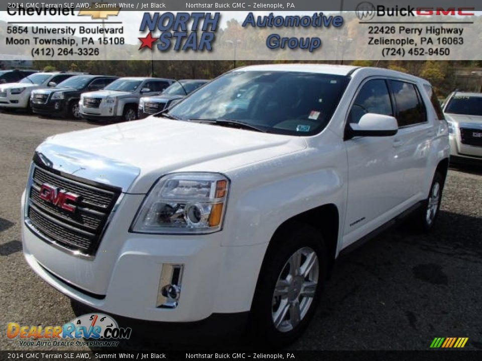2014 GMC Terrain SLE AWD Summit White / Jet Black Photo #1