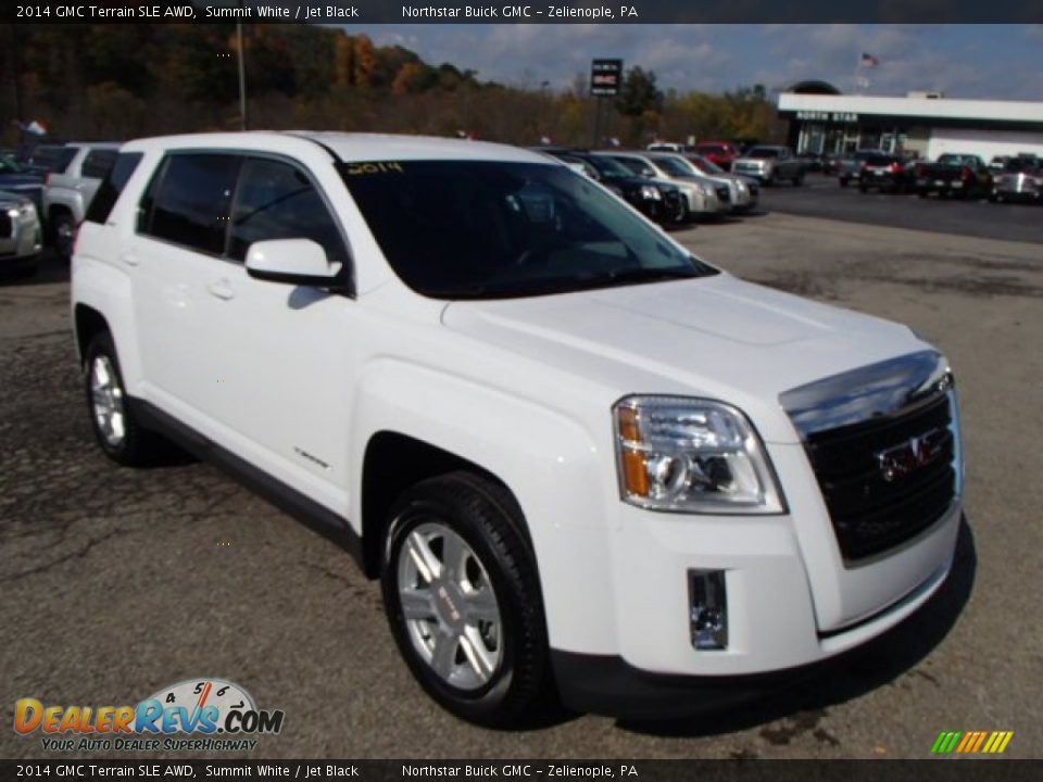 2014 GMC Terrain SLE AWD Summit White / Jet Black Photo #3