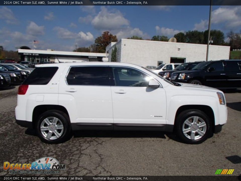 2014 GMC Terrain SLE AWD Summit White / Jet Black Photo #4