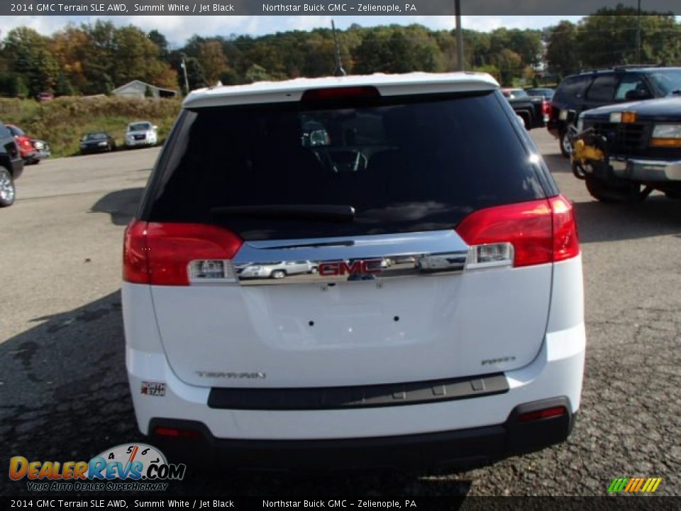 2014 GMC Terrain SLE AWD Summit White / Jet Black Photo #6