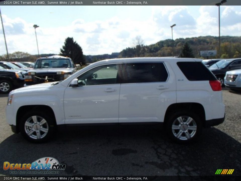 2014 GMC Terrain SLE AWD Summit White / Jet Black Photo #8