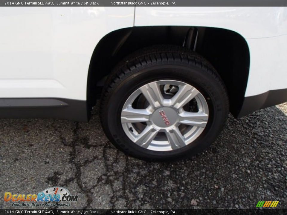 2014 GMC Terrain SLE AWD Summit White / Jet Black Photo #9