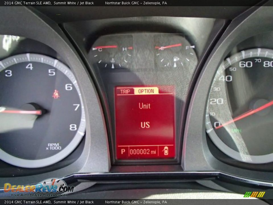 2014 GMC Terrain SLE AWD Summit White / Jet Black Photo #19