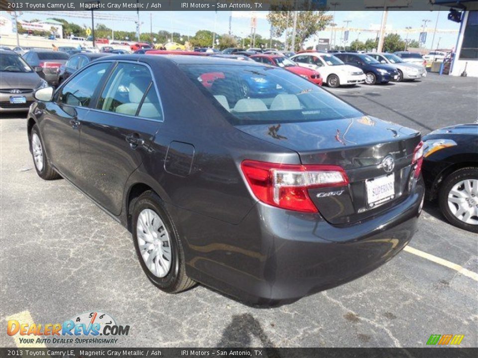 2013 Toyota Camry LE Magnetic Gray Metallic / Ash Photo #7
