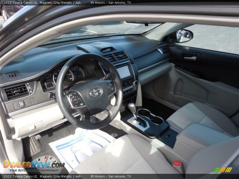2013 Toyota Camry LE Magnetic Gray Metallic / Ash Photo #11