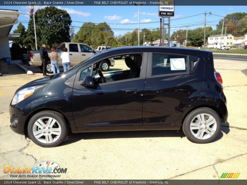 2014 Chevrolet Spark LS Black Granite / Silver/Silver Photo #3