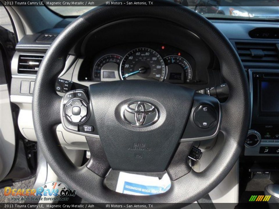 2013 Toyota Camry LE Magnetic Gray Metallic / Ash Photo #18