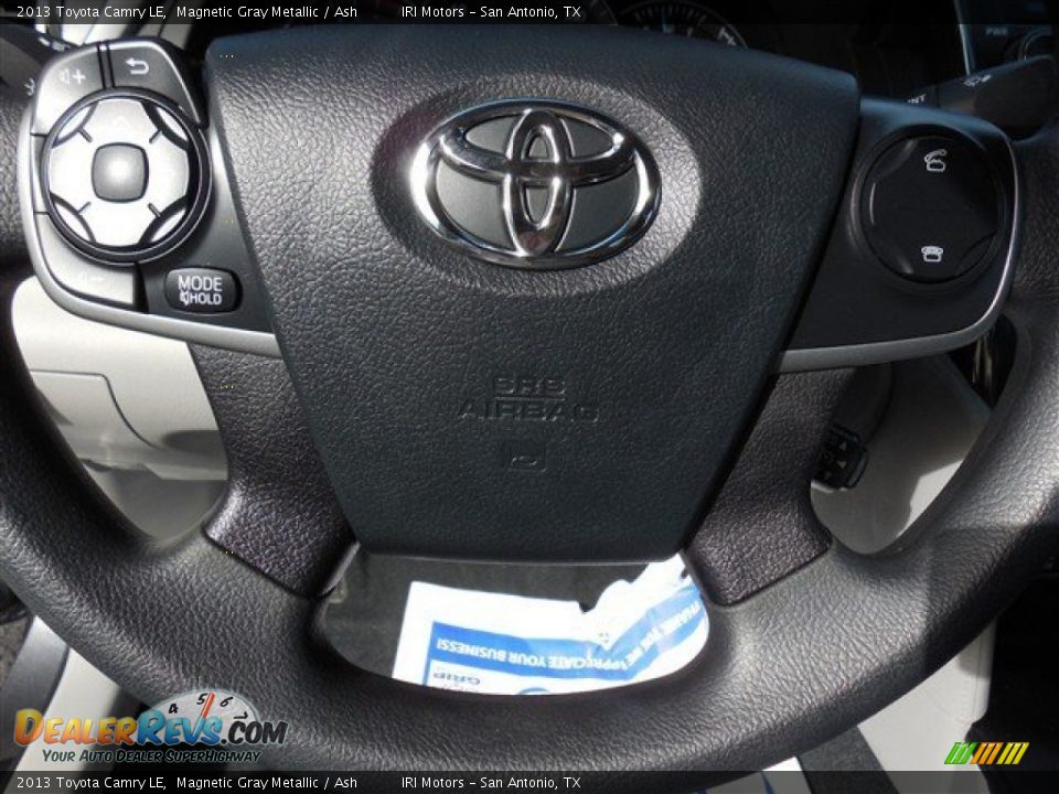 2013 Toyota Camry LE Magnetic Gray Metallic / Ash Photo #22