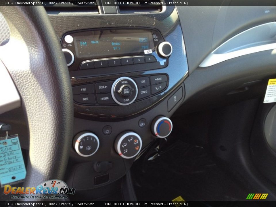 2014 Chevrolet Spark LS Black Granite / Silver/Silver Photo #10