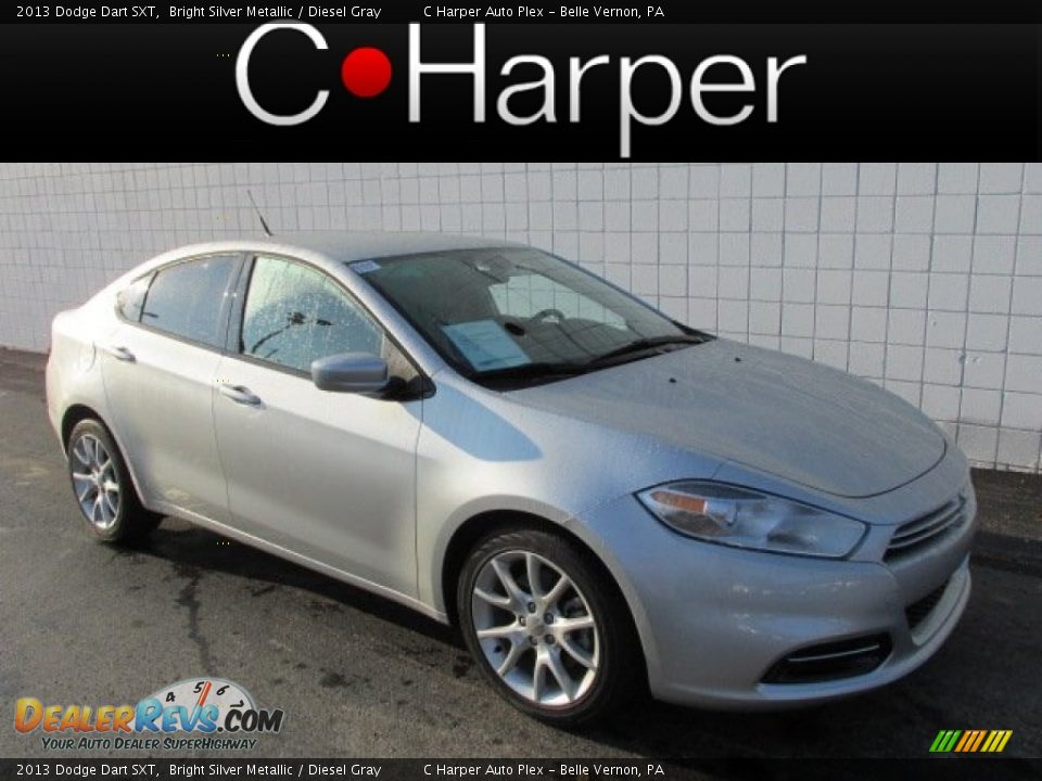 2013 Dodge Dart SXT Bright Silver Metallic / Diesel Gray Photo #1