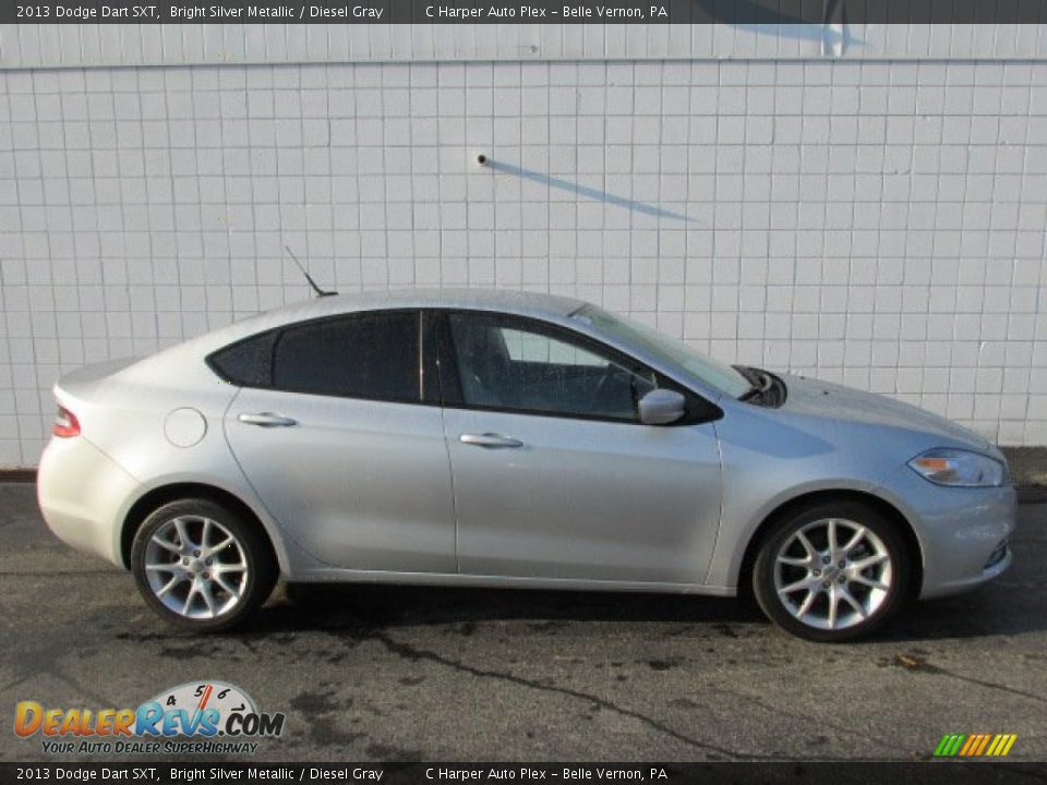 2013 Dodge Dart SXT Bright Silver Metallic / Diesel Gray Photo #2