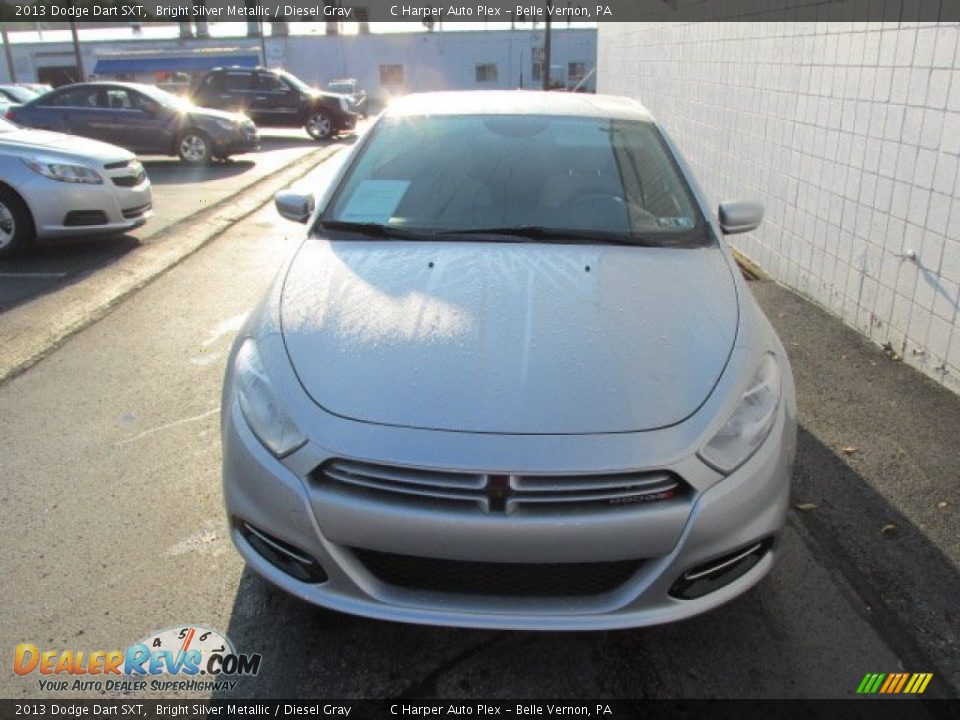 2013 Dodge Dart SXT Bright Silver Metallic / Diesel Gray Photo #4