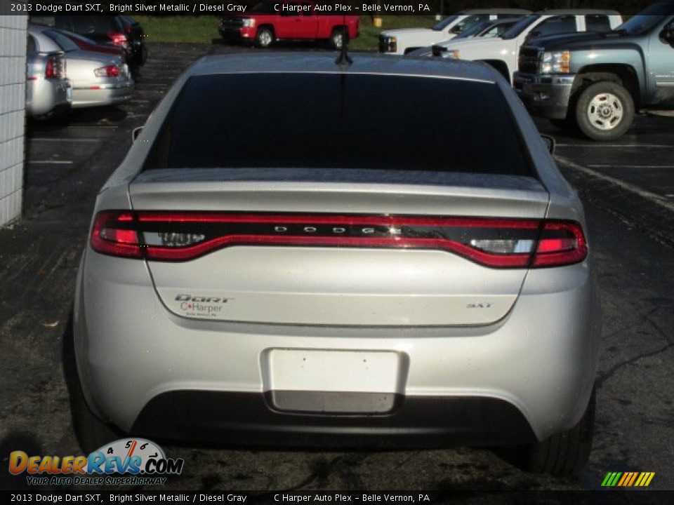 2013 Dodge Dart SXT Bright Silver Metallic / Diesel Gray Photo #8