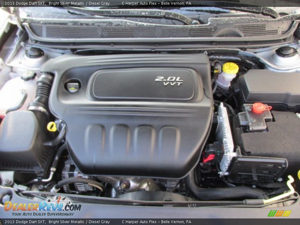 2013 Dodge Dart SXT Bright Silver Metallic / Diesel Gray Photo #10