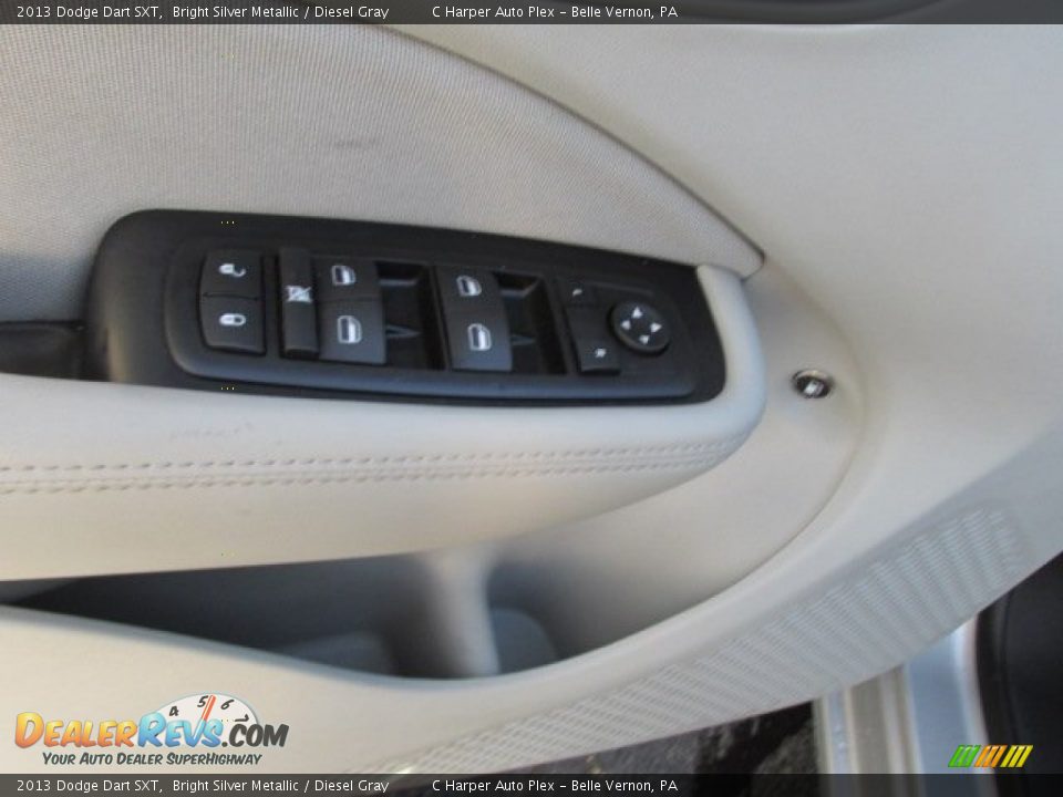2013 Dodge Dart SXT Bright Silver Metallic / Diesel Gray Photo #11