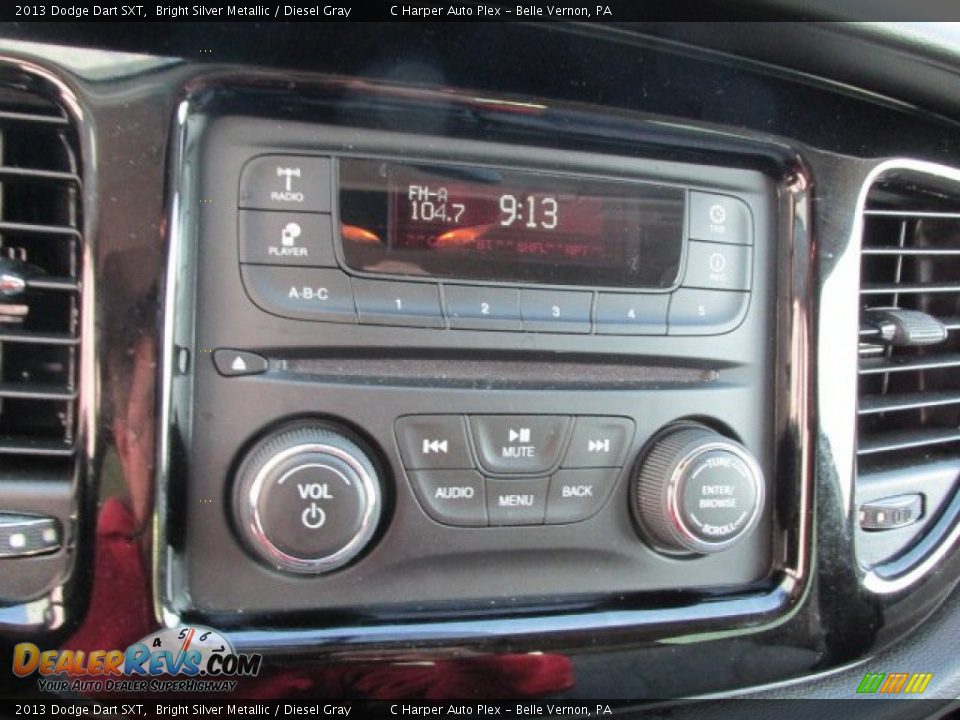 2013 Dodge Dart SXT Bright Silver Metallic / Diesel Gray Photo #15