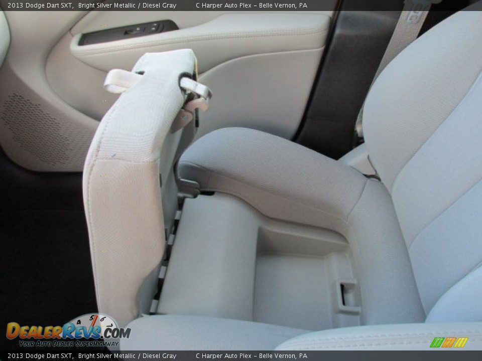 2013 Dodge Dart SXT Bright Silver Metallic / Diesel Gray Photo #16