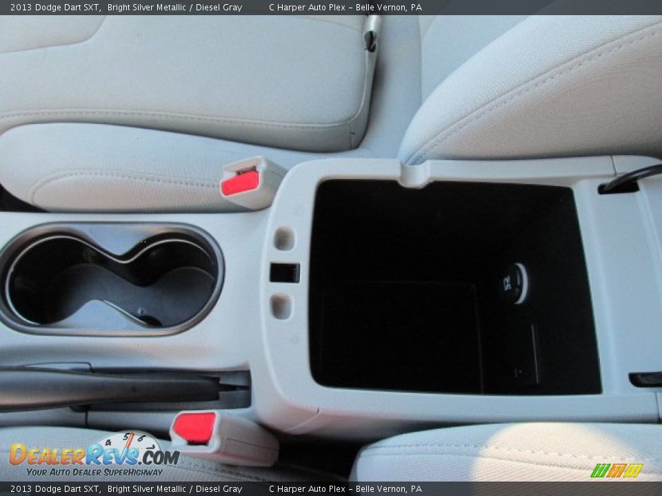 2013 Dodge Dart SXT Bright Silver Metallic / Diesel Gray Photo #17