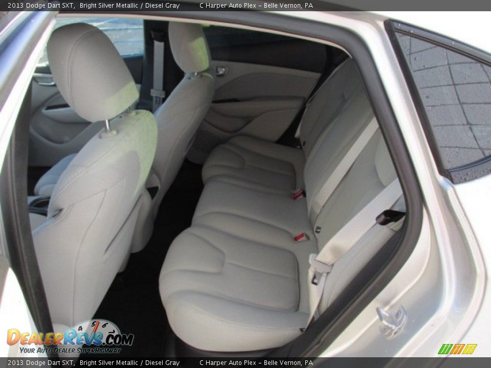 2013 Dodge Dart SXT Bright Silver Metallic / Diesel Gray Photo #19