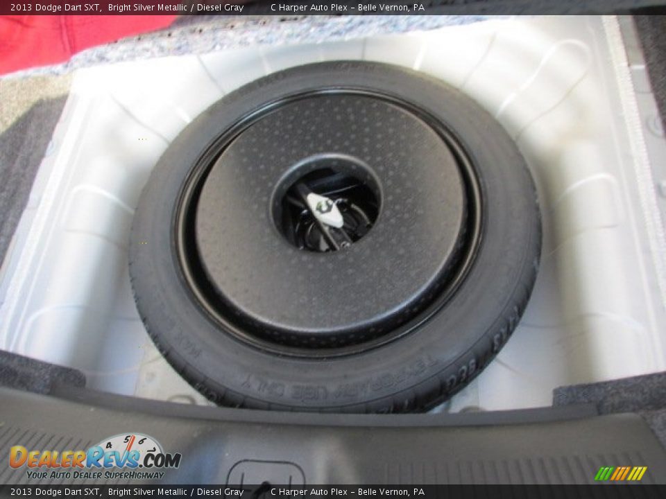 2013 Dodge Dart SXT Bright Silver Metallic / Diesel Gray Photo #21