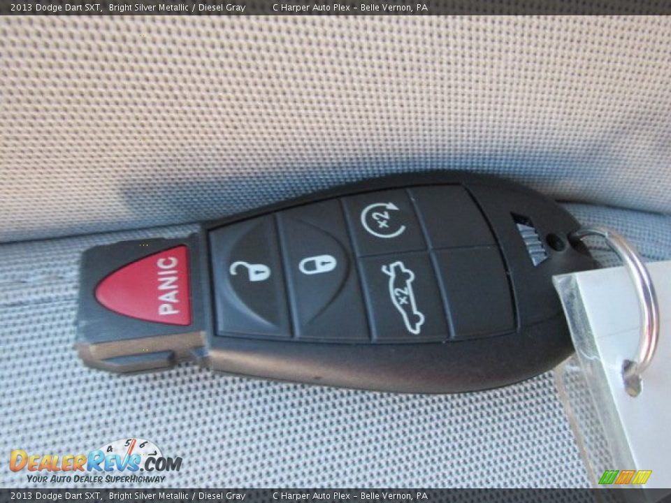 2013 Dodge Dart SXT Bright Silver Metallic / Diesel Gray Photo #22