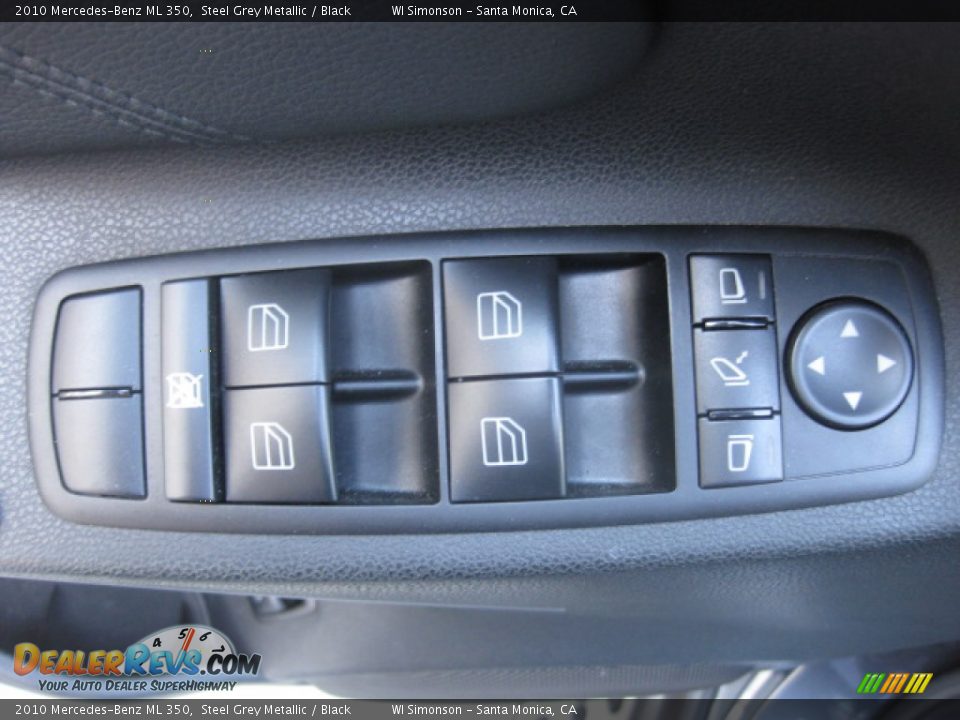 2010 Mercedes-Benz ML 350 Steel Grey Metallic / Black Photo #8