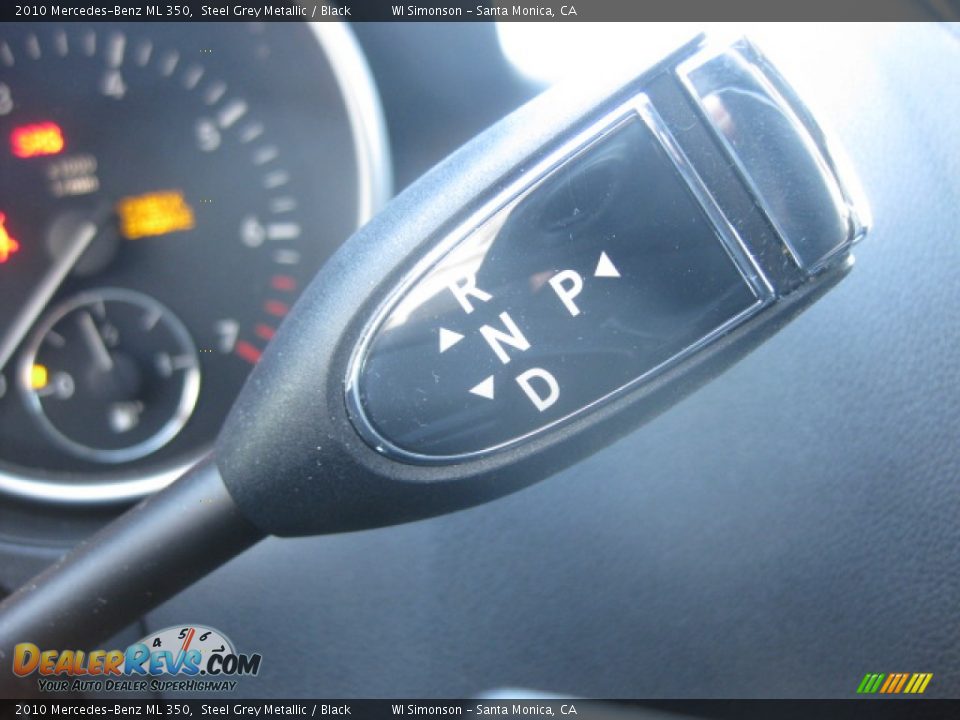 2010 Mercedes-Benz ML 350 Steel Grey Metallic / Black Photo #10