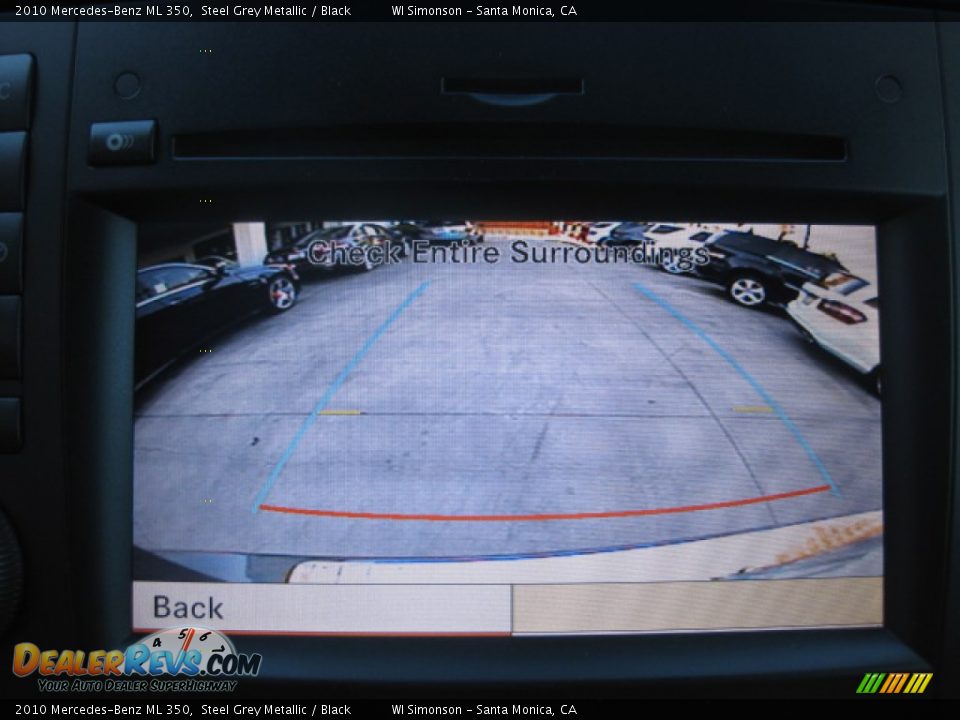 2010 Mercedes-Benz ML 350 Steel Grey Metallic / Black Photo #15