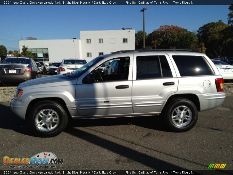 2004 Jeep Grand Cherokee Laredo 4x4 Bright Silver Metallic / Dark Slate Gray Photo #4