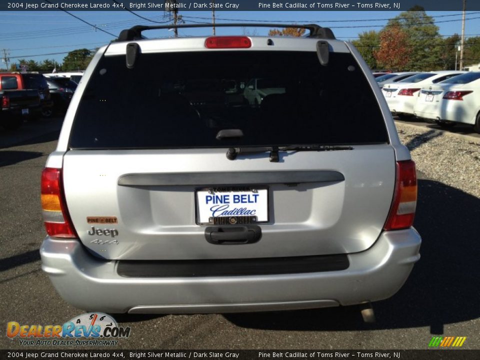 2004 Jeep Grand Cherokee Laredo 4x4 Bright Silver Metallic / Dark Slate Gray Photo #6